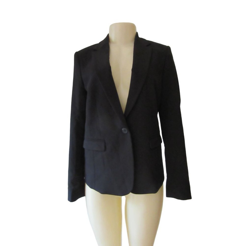 New w Tags, Vintage JCP Worthington Black Blazer Jacket in Size 4